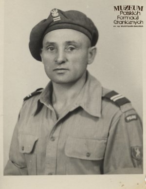 Jan Jastrzębski podczas służby w 2 Korpusie Polskim we Włoszech