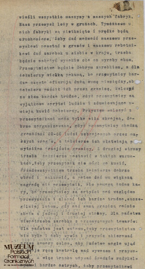 1. Tytuł: raport
2. Treść: początki funkcjonowania Straży Granicznej
3. Hasła przedmiotowe: Straż Graniczna
4. Wytwórca: dowódca Straży Granicznej płk Adolf Małyszko
5. Czas powstania: 12.03.1919 r.
6. Miejsce sporządzenia: Polska, Warszawa
7. Materiał i technika wykonania: maszynopis
8. Wymiary: 21 x 32 cm
9. Stan zachowania: dobry
10. Miejsce przechowywania/właściciel: Archiwum Straży Granicznej w Szczecinie